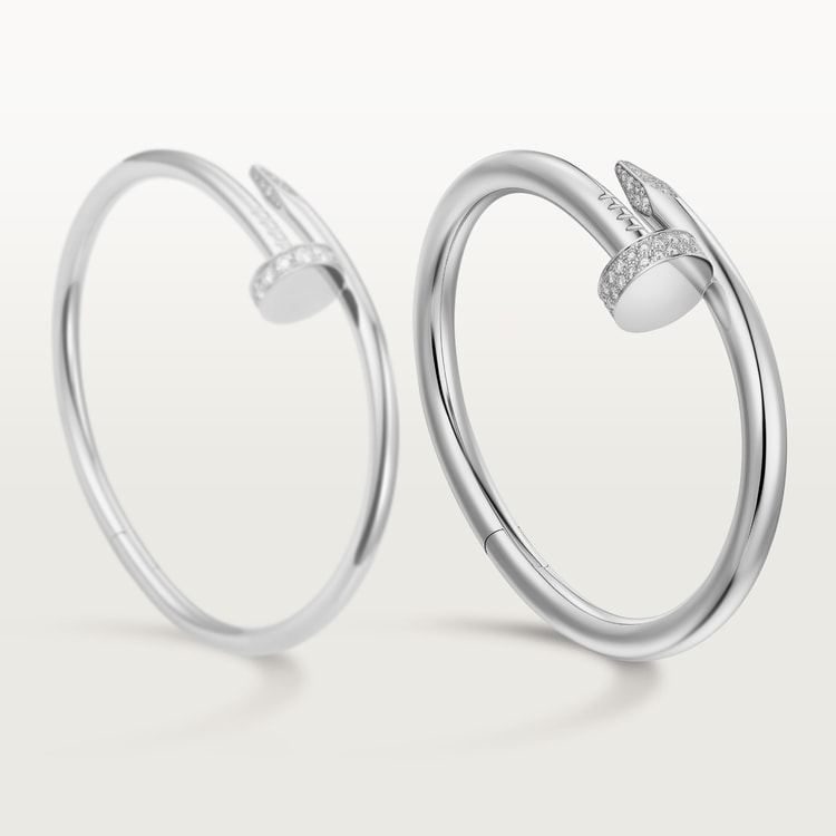 Cartier Juste un Clou bracelet, large model, diamonds - Image 9